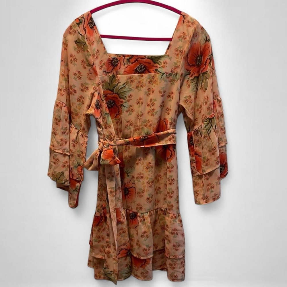Size 10 l Floral Mini Dress